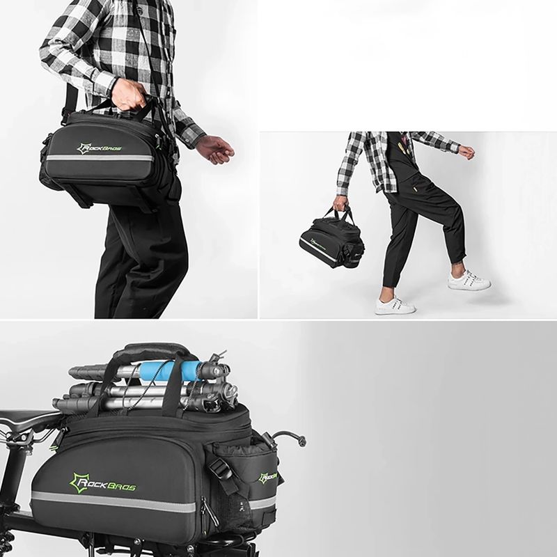 Чанта за багажник на велосипед Rockbros A6-03BK Bicycle Pannier Bag black 4