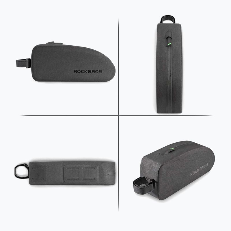 Чанта за велосипедна рамка Rockbros AS-019-1 Bike Tube Bag L black 3