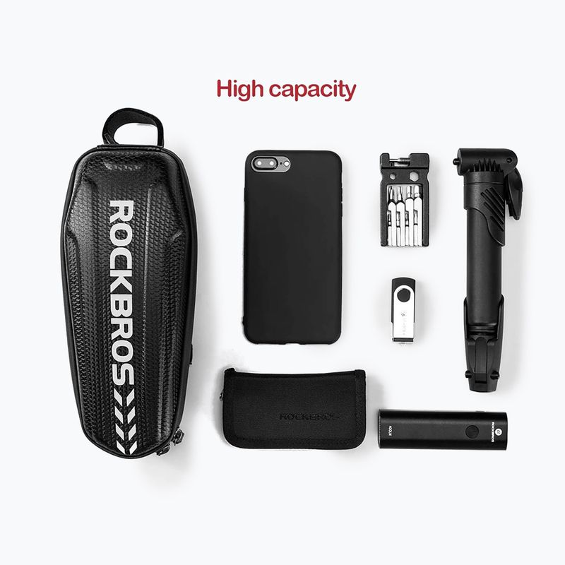 Чанта за велосипедна рамка Rockbros B60 Bike Tube Bag M black 4