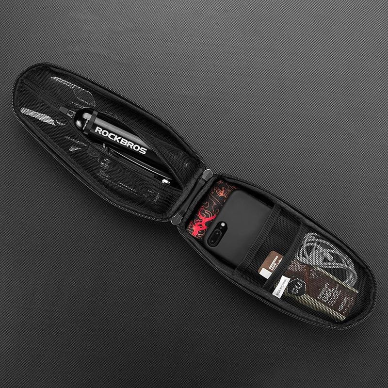 Чанта за велосипедна рамка Rockbros B60 Bike Tube Bag M black 5