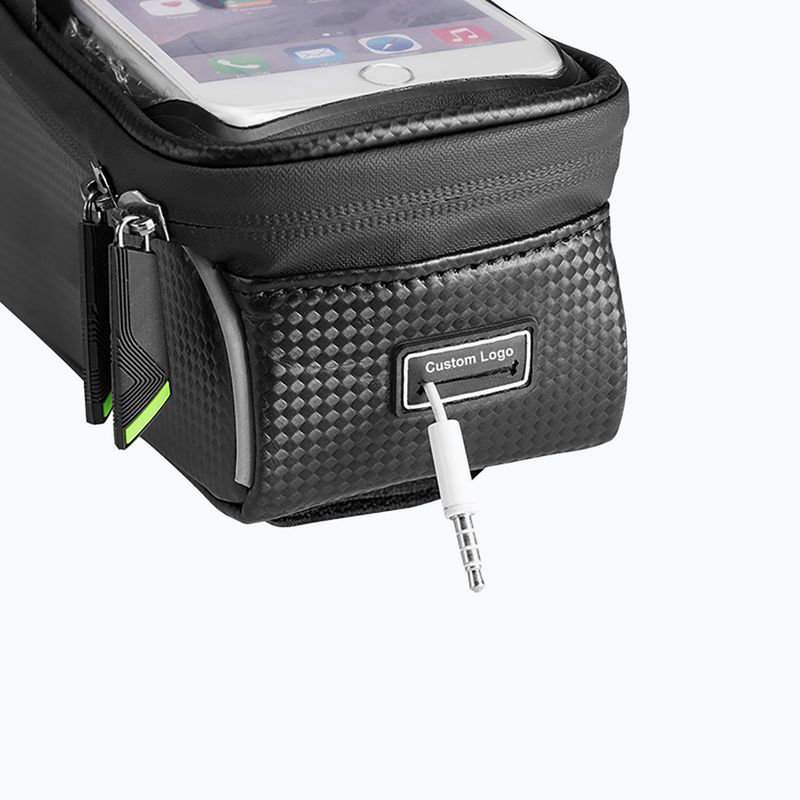 Чанта за велосипедна рамка Rockbros 017-1BK Bike Tube Bag 1,5 l black 3