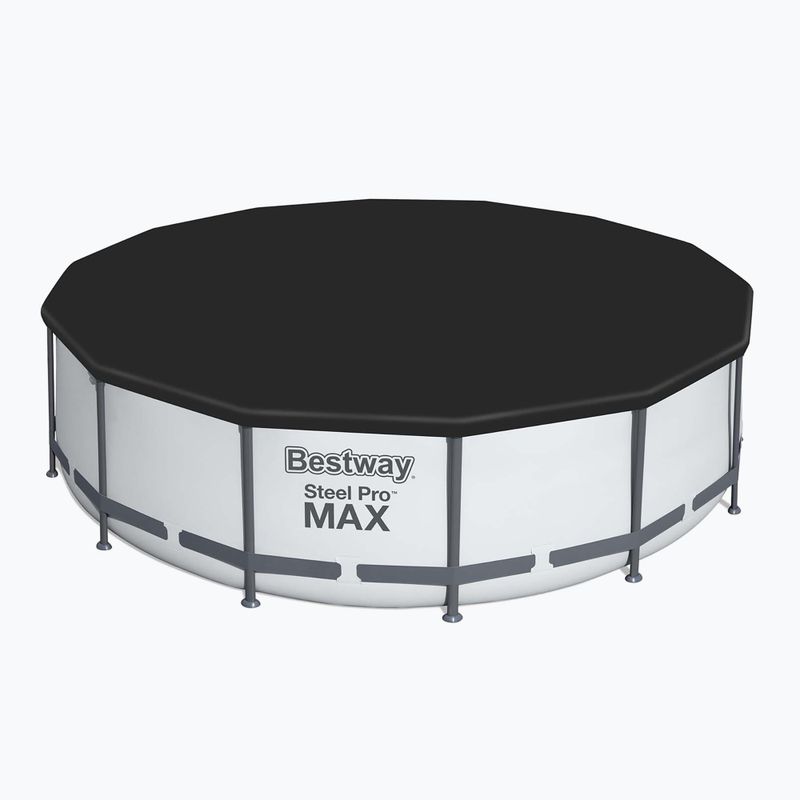 Сглобяем басейн Bestway Steel Pro Max Pool Set 5612Z 488 x 122 cm сив 3