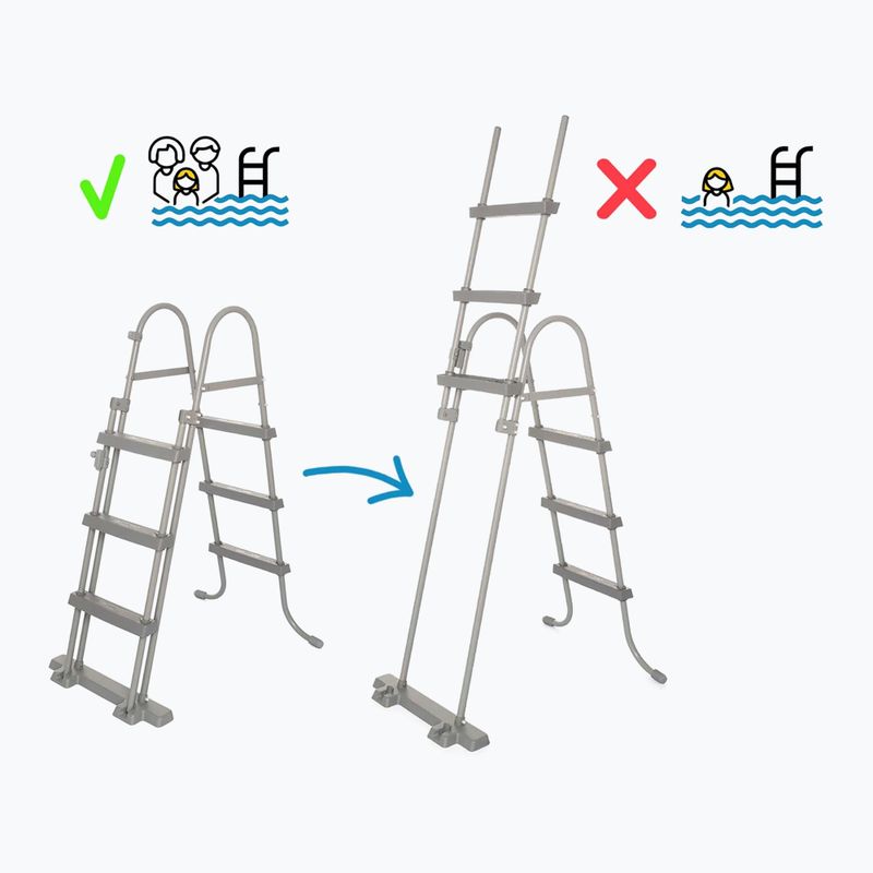 Сглобяем басейн Bestway Steel Pro Max Pool Set 396 x 107 cm бежов 9