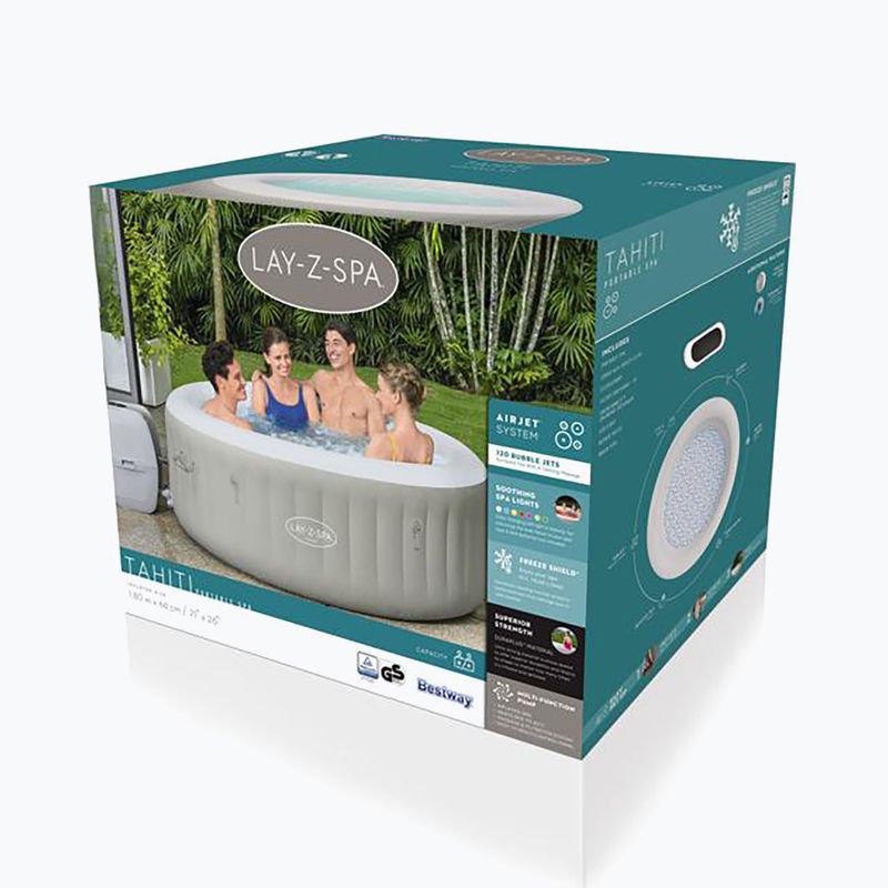 Надуваем хидромасажен басейн Bestway Lay-Z-Spa Tahiti 60007 2
