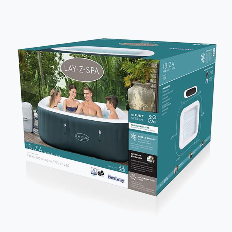 Bestway Lay-Z-Spa Ibiza надуваем басейн с джакузи 60015 2
