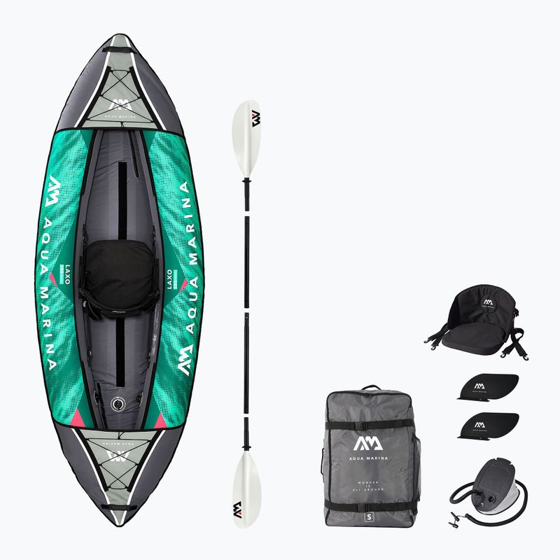 Aqua Marina Recreational Kayak green Laxo-285 9'4″ надуваем каяк за 1 човек