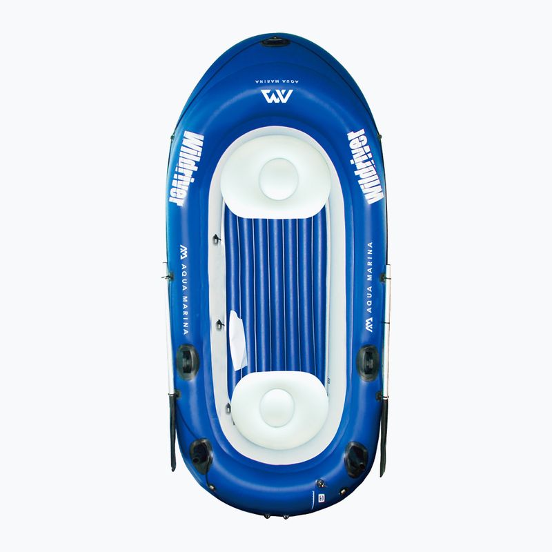 Понтон 3 местен с мотор Aqua Marina Wildriver blue