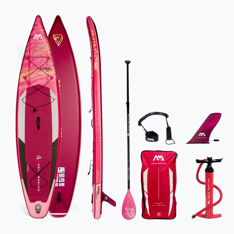 Aqua Marina Coral Touring SUP дъска 3,5 м розова BT-22CTP