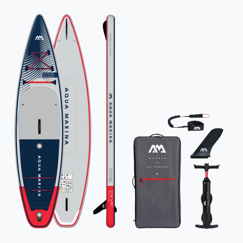 Aqua Marina Hyper 11'6" SUP дъска сива BT-23HY01