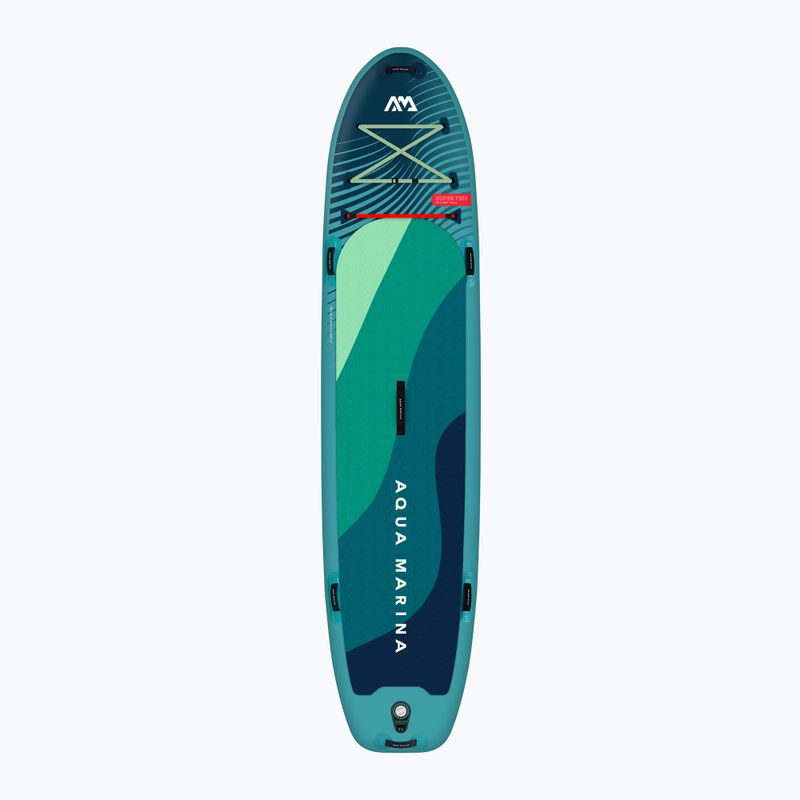 Комплект надуваем SUP борд Aqua Marina Super Trip Essential 12'6" dark green 2
