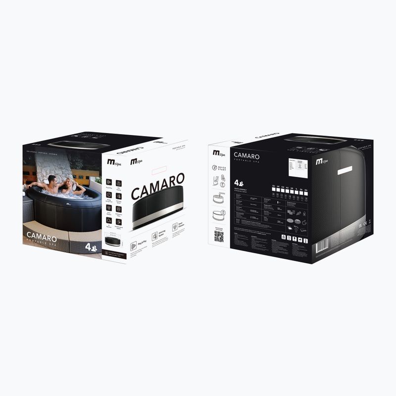 Хидромасажен басейн за 4 души MSpa Premium Camaro black 15