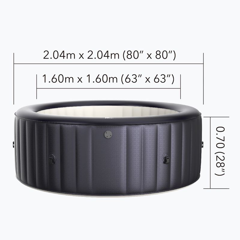 Хидромасажен басейн за 6 души MSpa Muse Jet Carlton astral night 17