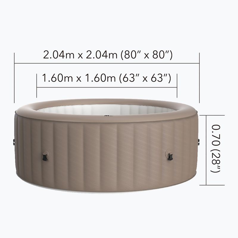 MSpa Urban Bristol мока 6-местно Хидромасажен басейн 17