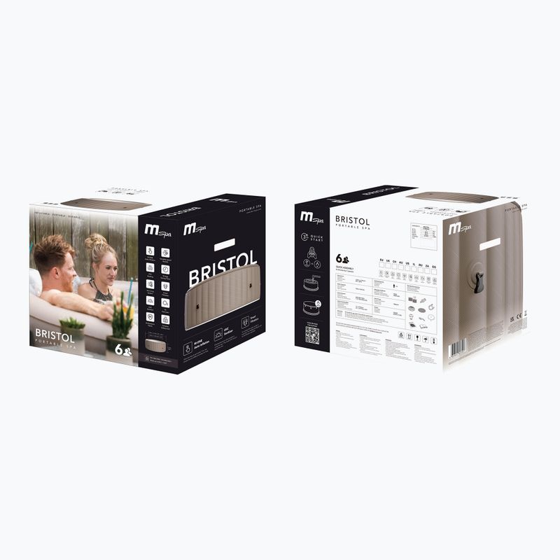 MSpa Urban Bristol мока 6-местно Хидромасажен басейн 18