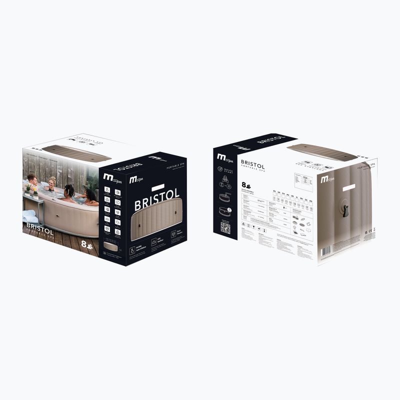 Хидромасажен басейн MSpa Urban Bristol Max за 8 души мока 18