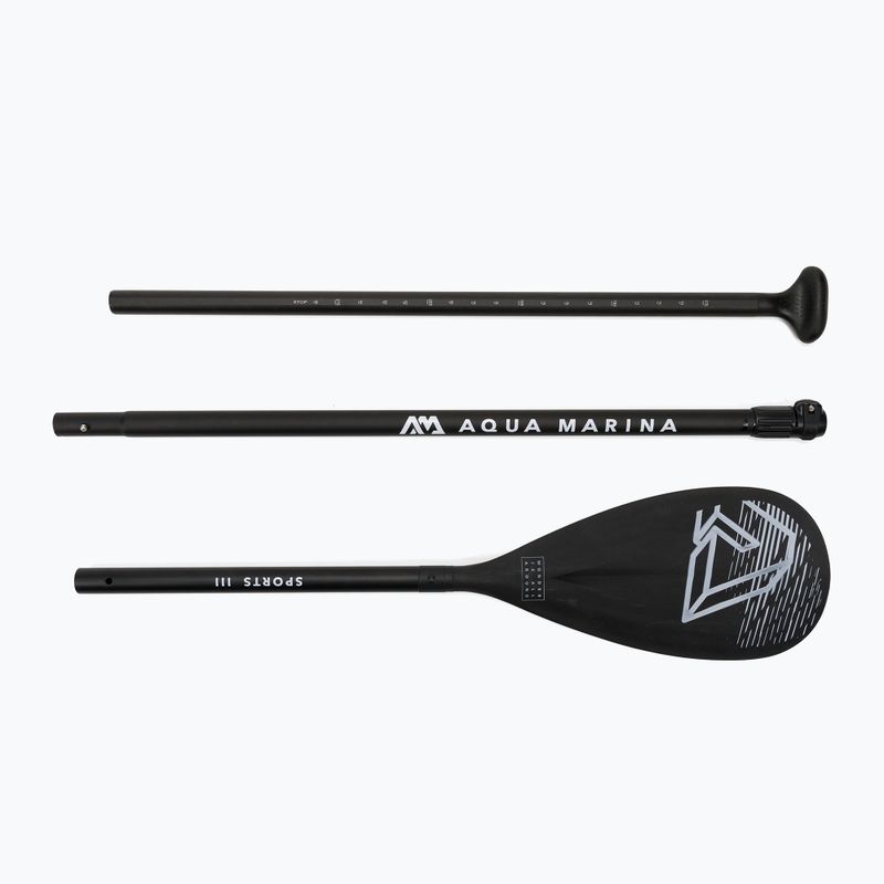 Aqua Marina SPORTS III SUP гребло от 3 части черно B0303012 5