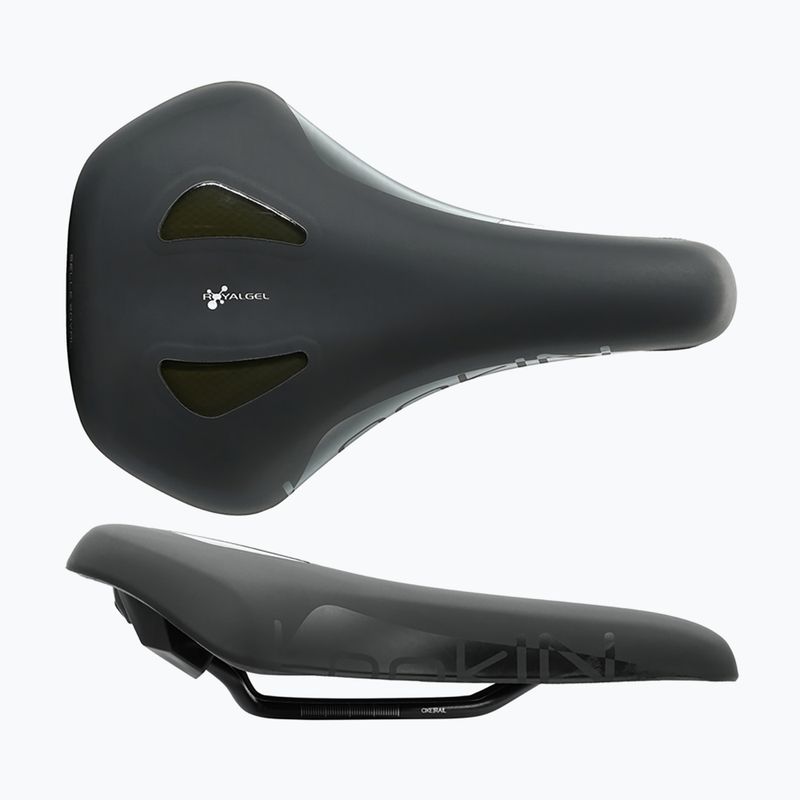 Мъжко седло за велосипед с гел Selle Royal Lookin Basic Moderate 60st. черно A237HR0A08014 6