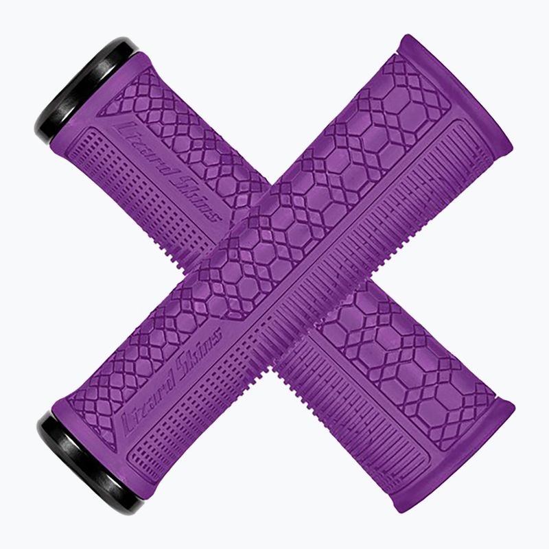 Ръкохватки за кормило Lizard Skins 36.5 Single-Clamp Gradient ultra purple