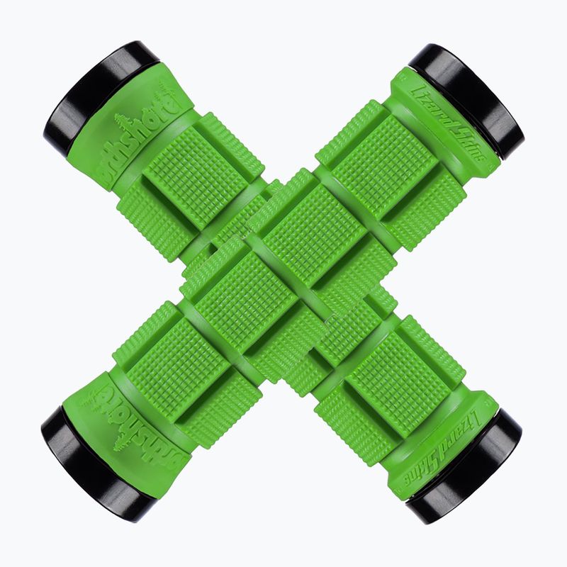 Ръкохватки за кормило Lizard Skins Dual-Clamp Northshore lime green