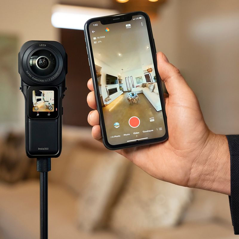 Insta360 ONE RS 1-инчова камера 360 Edition черна CINRSGP/D 11