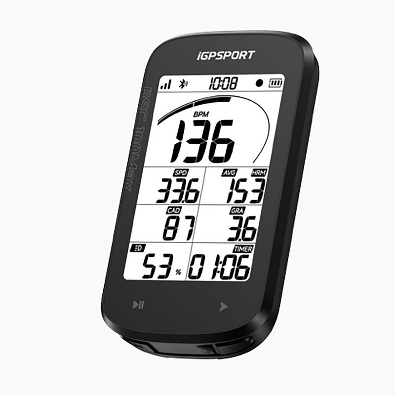Велокомпютър iGPSport GPS BSC100 Max black 2