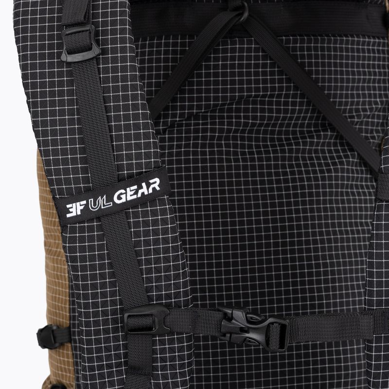 Туристическа раница 3F UL Qidian Pro 46+10L Brown 8