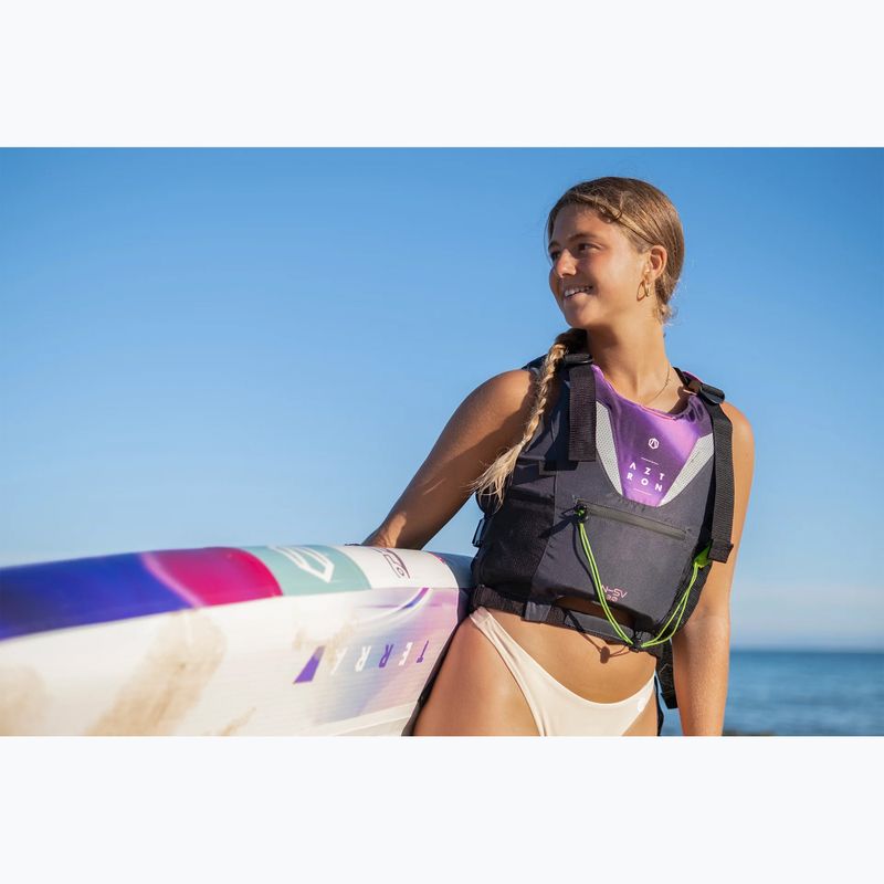 Aztron N-SV 3.0 Nylon black/radiant purple дамска предпазна жилетка 5