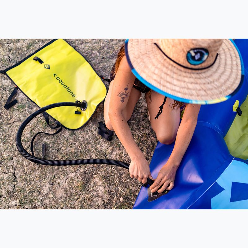 Надуваем каяк 1-местен Aquatone Bee Inflatable Pack Raft 7'3" 221 cm 19