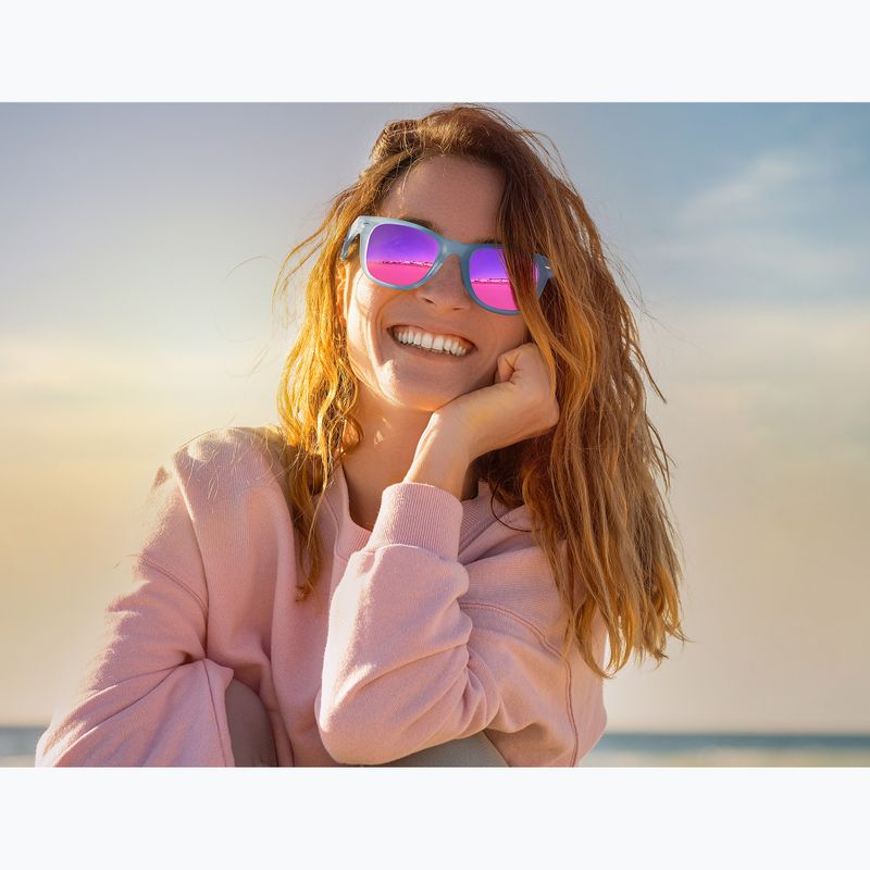 Слънчеви очила Aztron Dream crystal blue gloss/polarized light pink mirror/brown 7