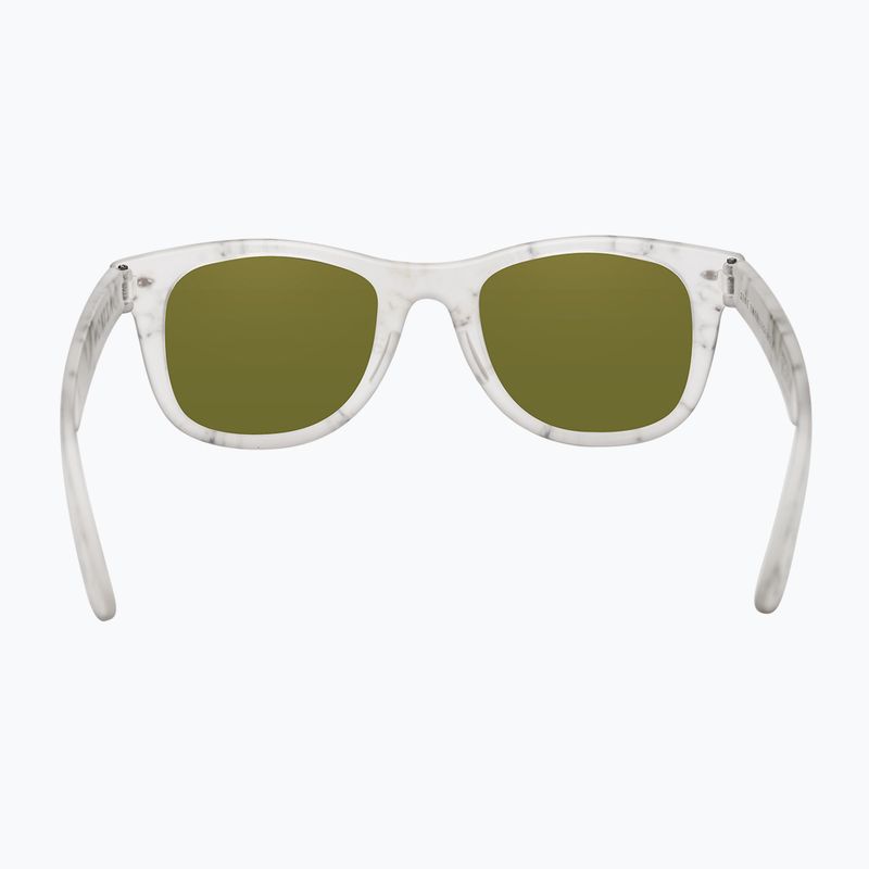 Слънчеви очила Aztron Party white marble print/polarized rose pink mirror/brown 3