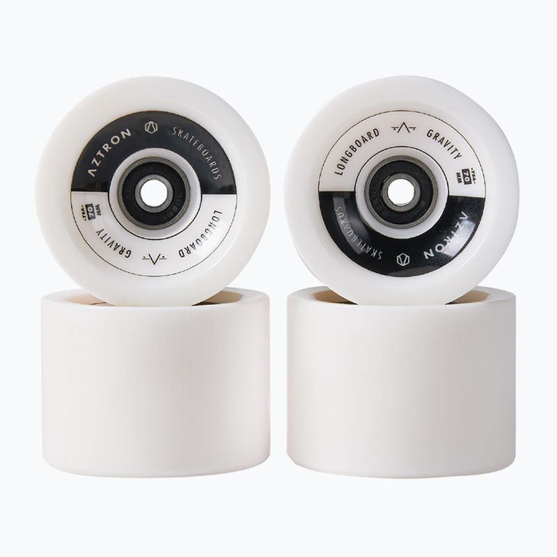 Aztron Surfskate 70 mm / 78A колела за скейтборд 4 бр. snow white