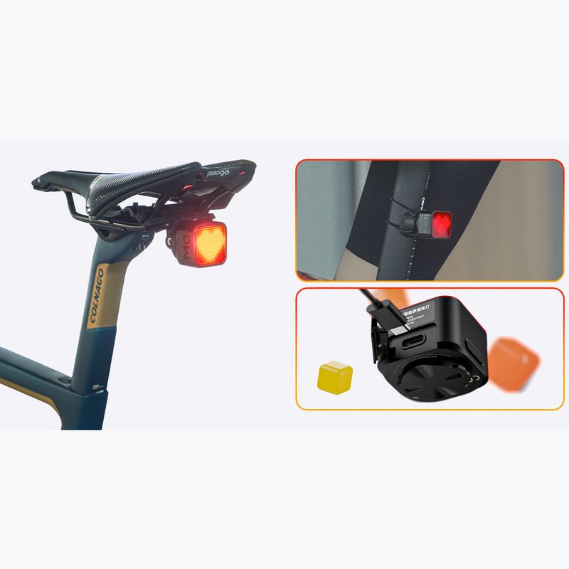 Заден велосипеден фар Magene L308 Saddle 10