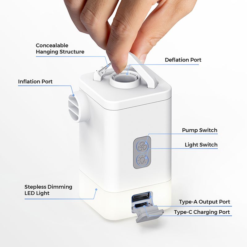 Електрическа помпа Flextail Max Pump 2 Plus white 7