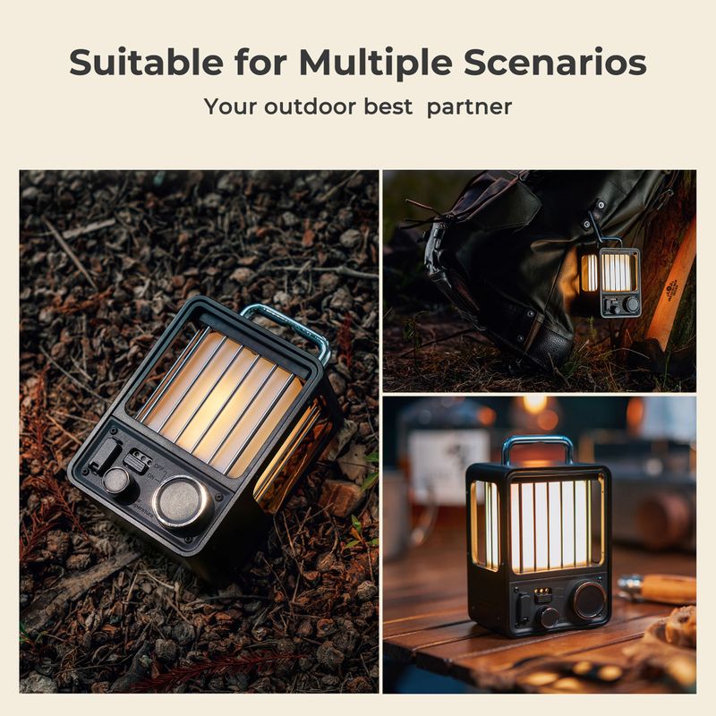 Туристическа лампа Flextail Villa зелена 9