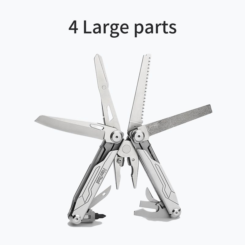 Мултифункционален инструмент Nextool Flagship Captain Multi Tool silver 2