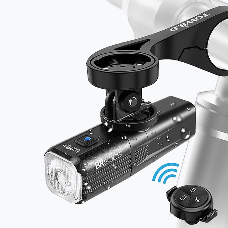 Towild BR800S черна предна велосипедна светлина 3