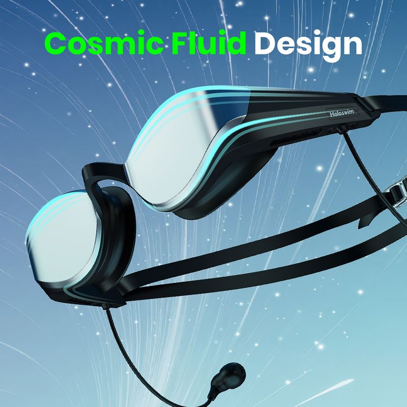 Плувни очила  Holoswim Solla Wave AI Music silver 3