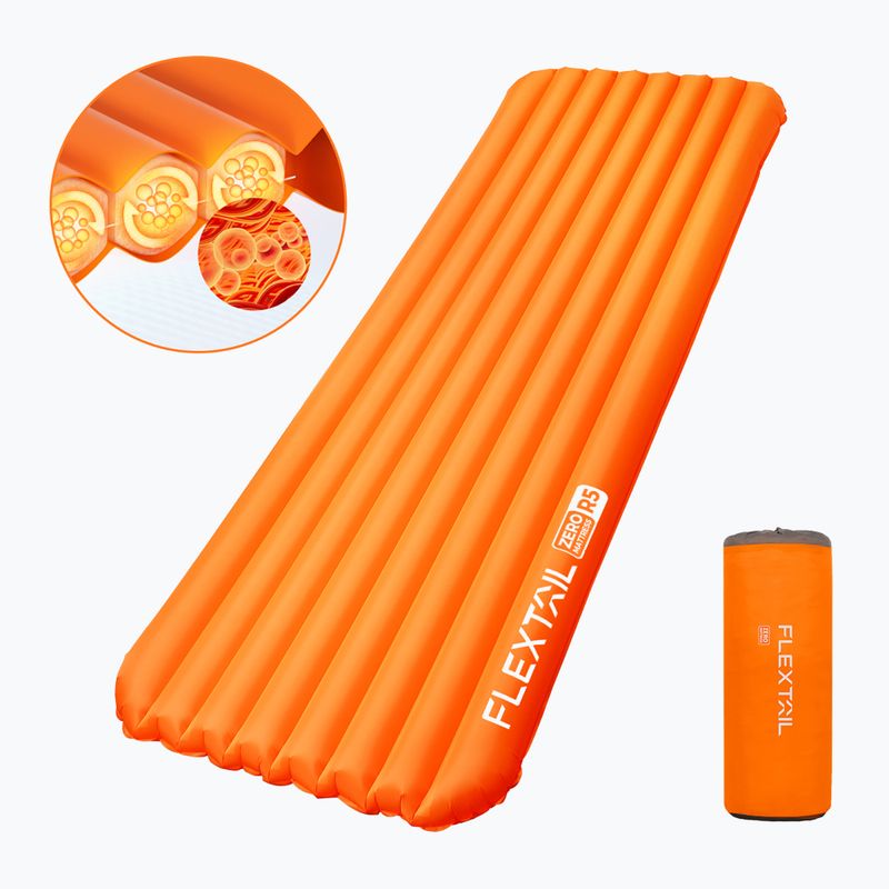 Flextail Zero R05 Regular orange надуваем матрак 2