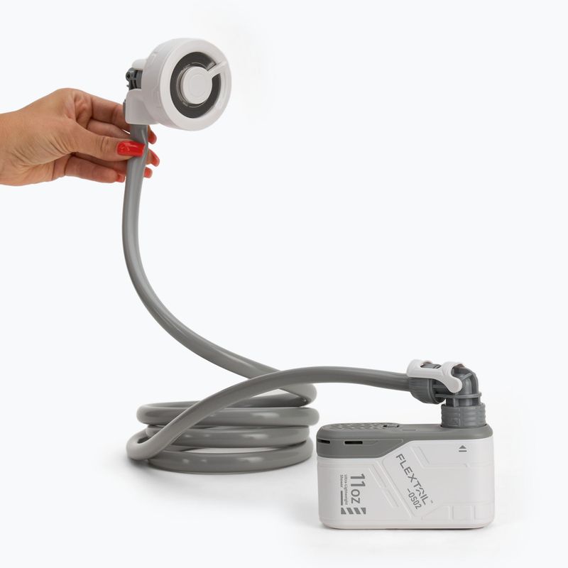 Туристически душ Flextail Max с калъф бял