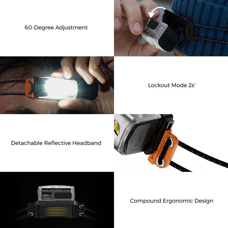 Челна лампа FLEXTAIL Tiny Hello 600Z orange 3