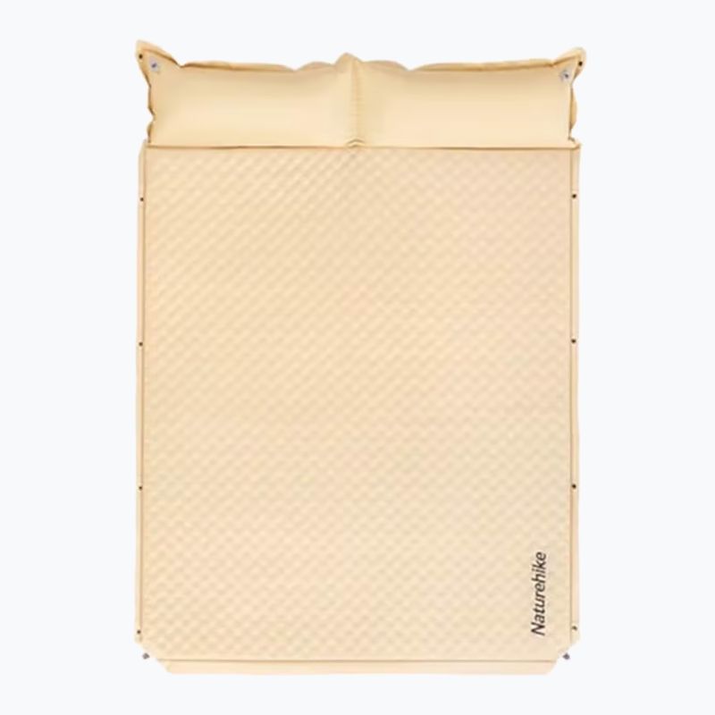 Самонадуваема постелка Naturehike Automatic Inflatable Cushion With Pillow cream
