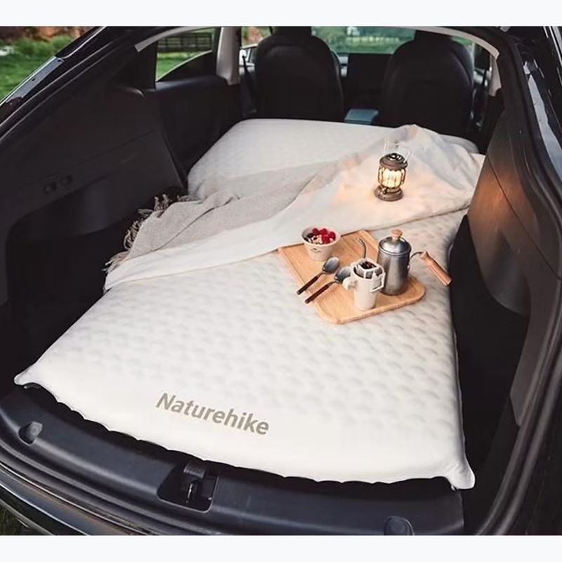 Самонадуваема постелка Naturehike Yugu Car light khaki 2