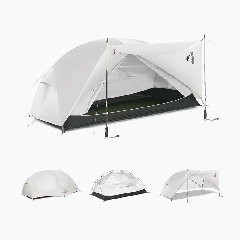 Палатка за трекинг 2-местна Naturehike Mongar Pro 2 20D light grey 2