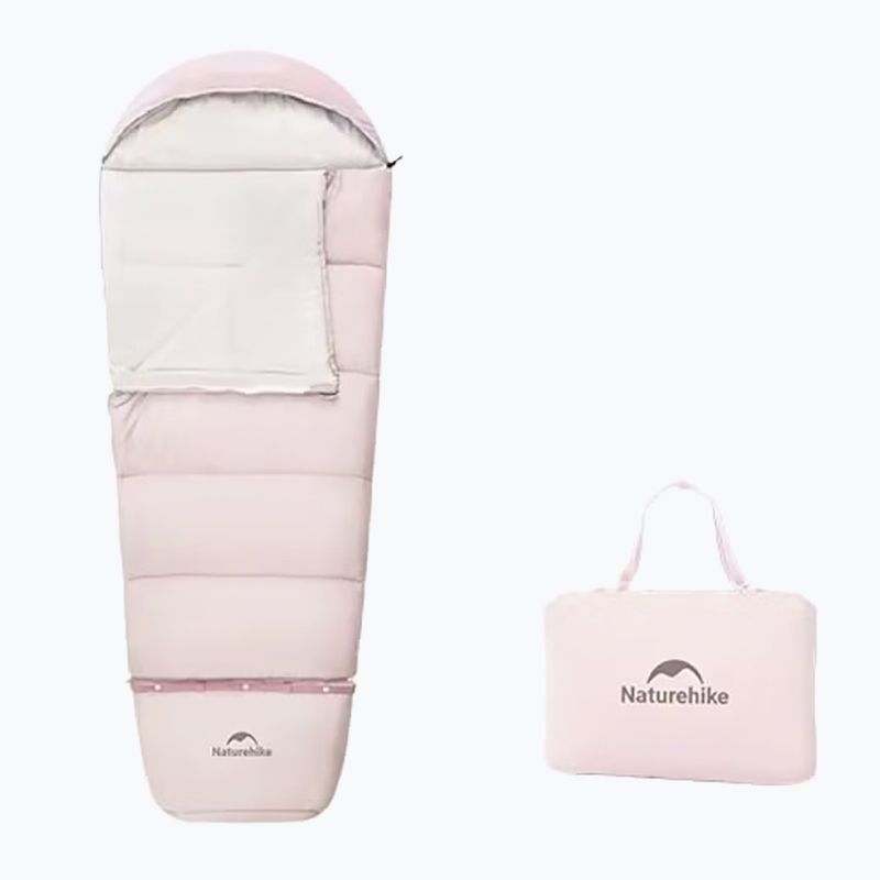 Детски спален чувал Naturehike Cotton C300 pink 2