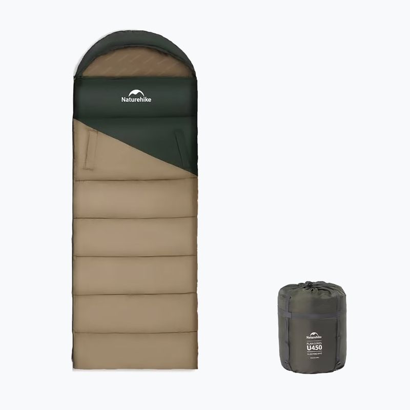 Спален чувал Naturehike U450 Sunny Day Left navy blue/ligth blue 2