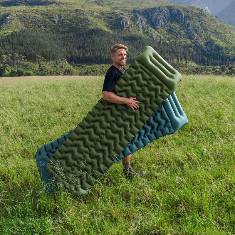 Надуваема постелка Naturehike Pillow Single FC01 army green 2