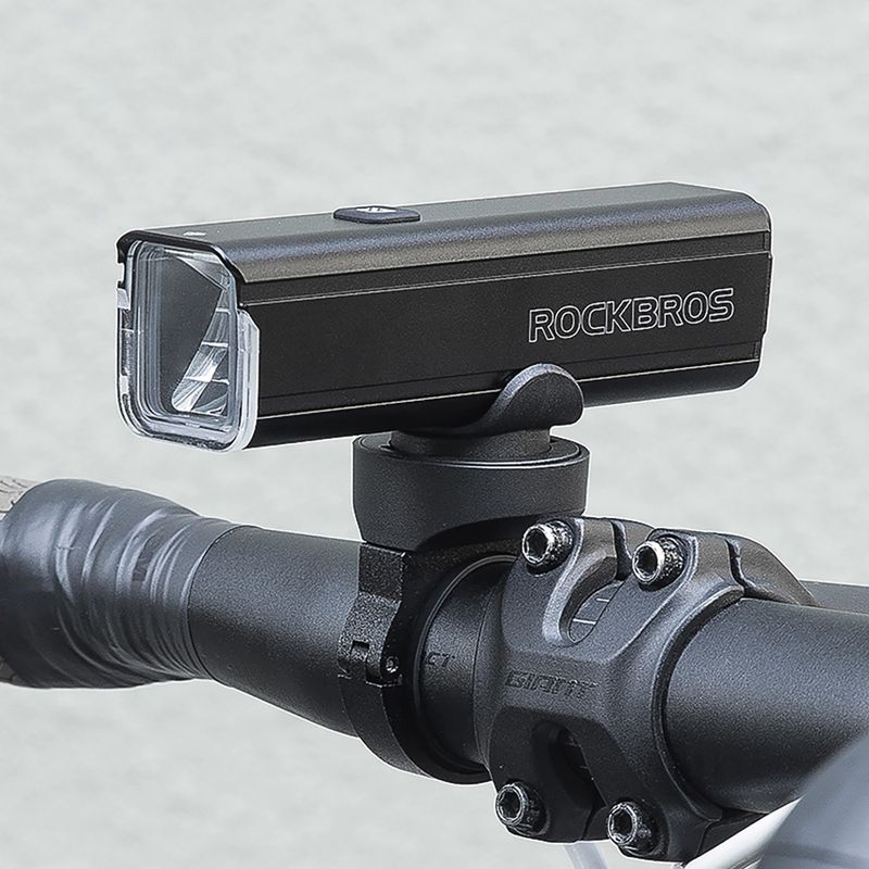 Преден велосипеден фар Rockbros 24610002001 Front Light 1000 Lumen black 8