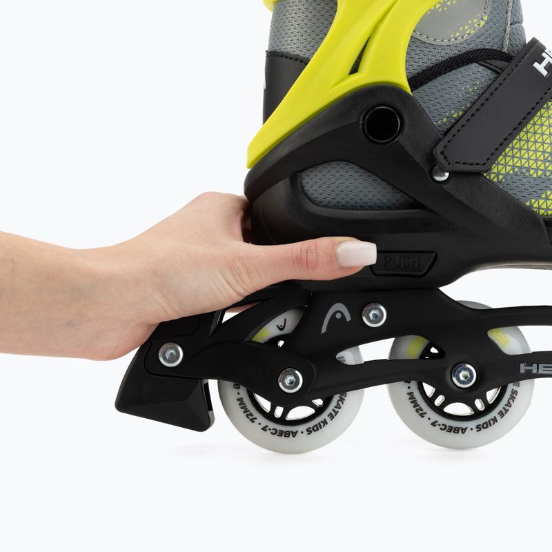 Детски ролери/кънки HEAD Galaxy 2w1 yellow 18
