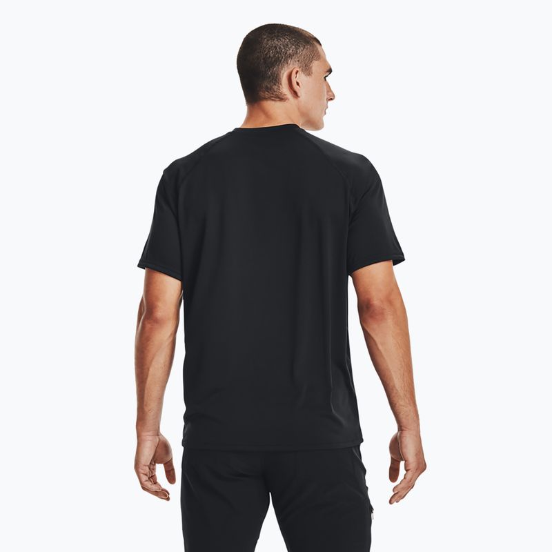 Мъжка тениска Under Armour Tactical Tech marine от черно/прозрачно 3