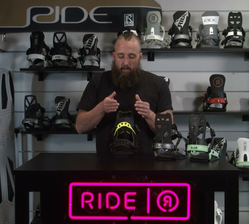 Мъжки сноуборд връзки RIDE A-8 black 12G1002 11